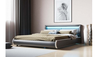 Кровать мягкая Омелия с LED BMS 160x190 см