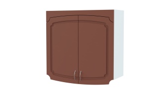 Эмилия шкаф навесной с полками 2 двери BMS