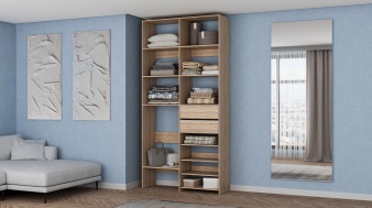 Стеллаж для одежды Мирта 86 BMS