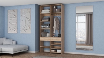 Стеллаж для одежды Мирта 81 BMS из ЛДСП