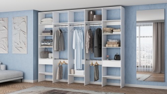 Стеллаж для одежды Мирта 70 BMS