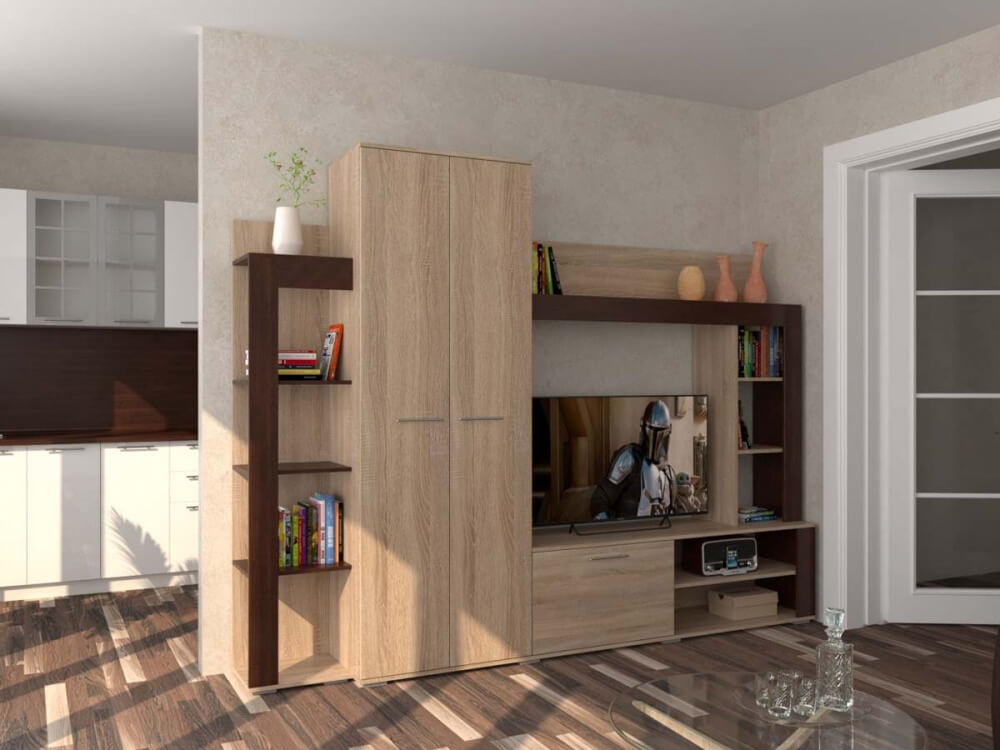 выбор стенки в гостиную