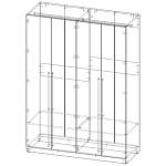 Схема сборки Шкаф распашной Аморет 14 BMS