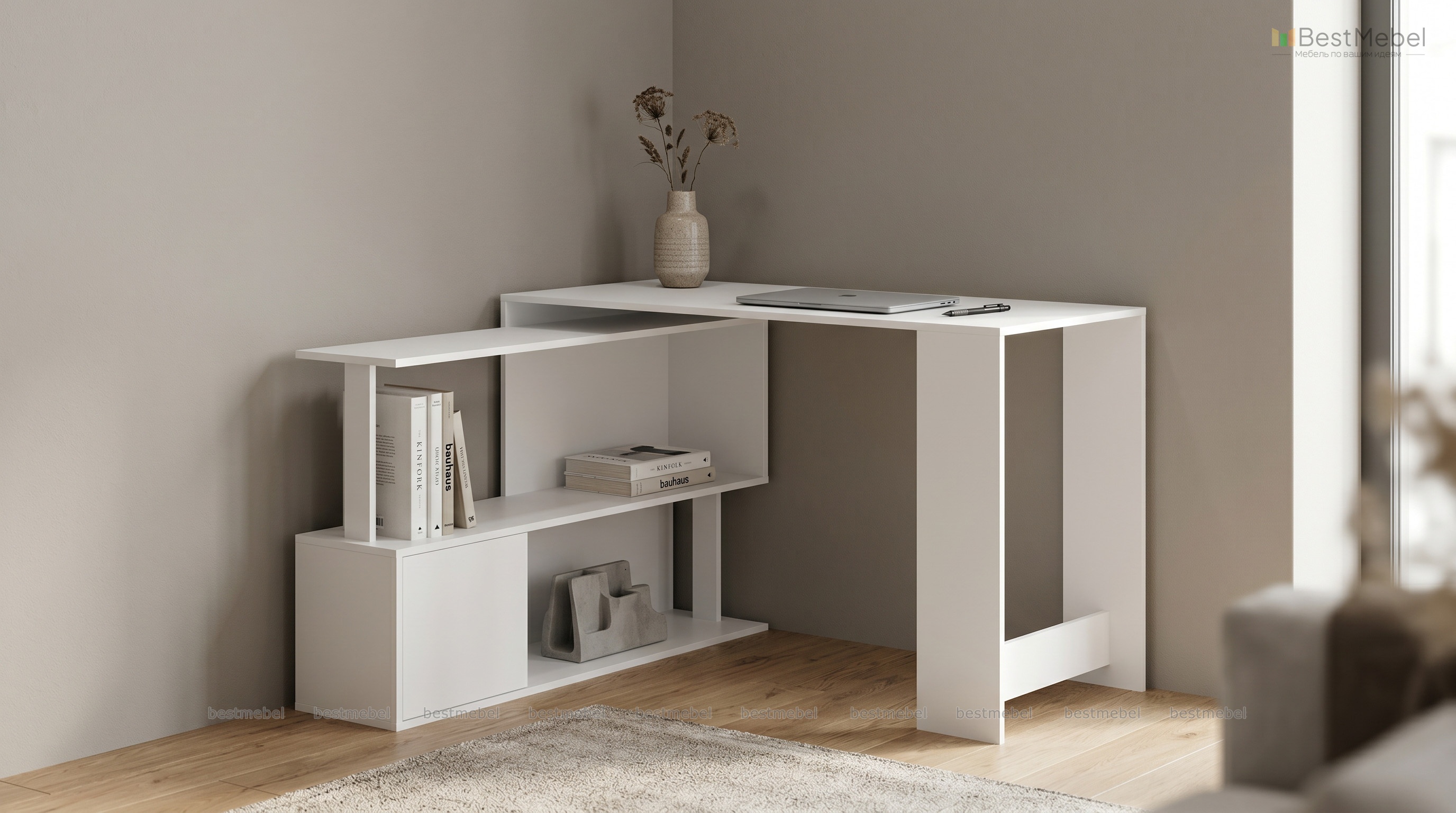 Стол письменый угловой Ханна-2 BMS