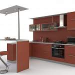 Кухня с барной стойкой Адель 2 BMS - Фото 2