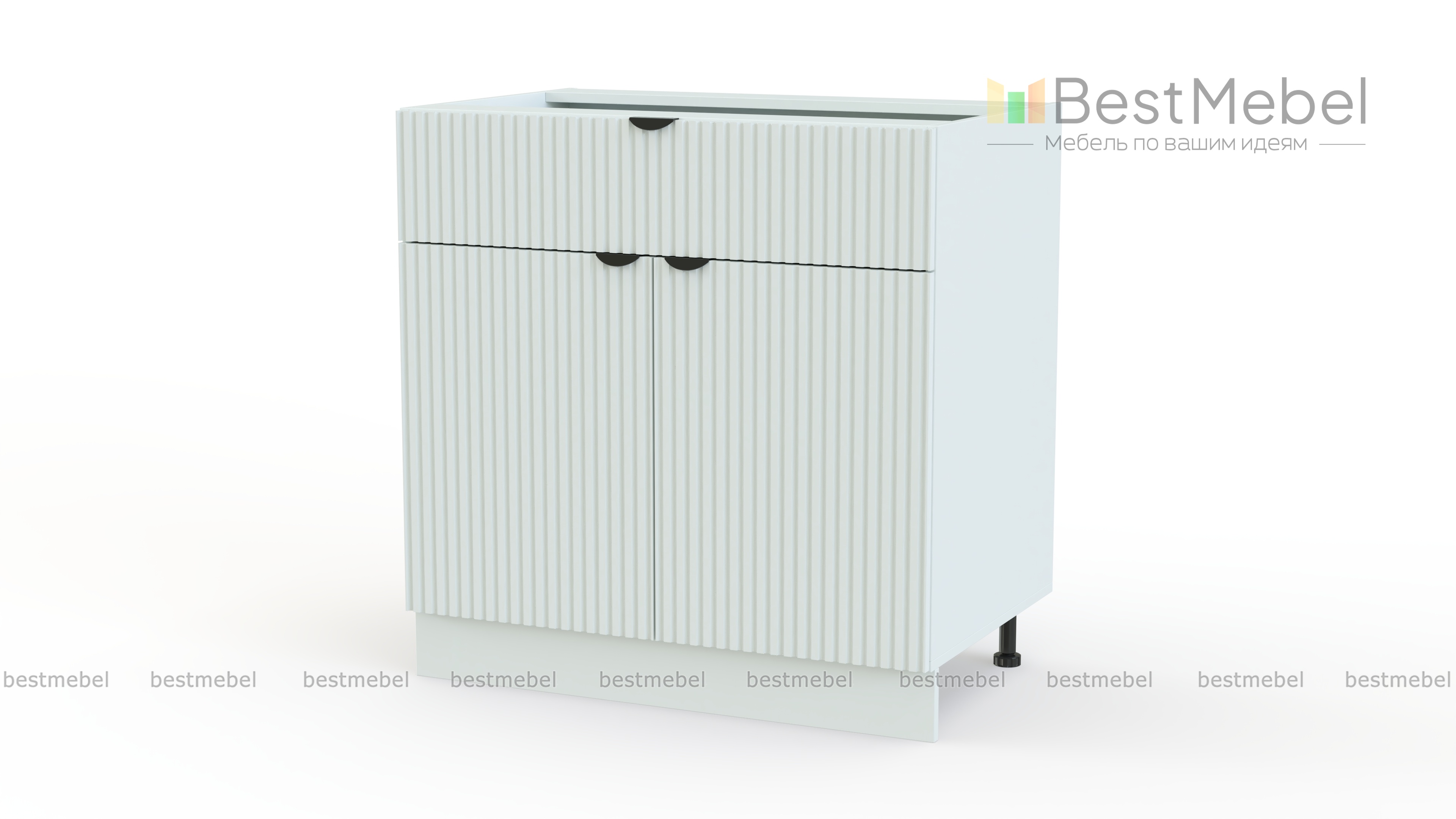 Шкаф нижний с 2-мя дверцами и ящиком Альберт BMS
