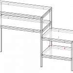 Стол металлокаркас (1200х750х400)