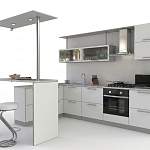 Кухня с барной стойкой Адель 2 BMS - Фото 1