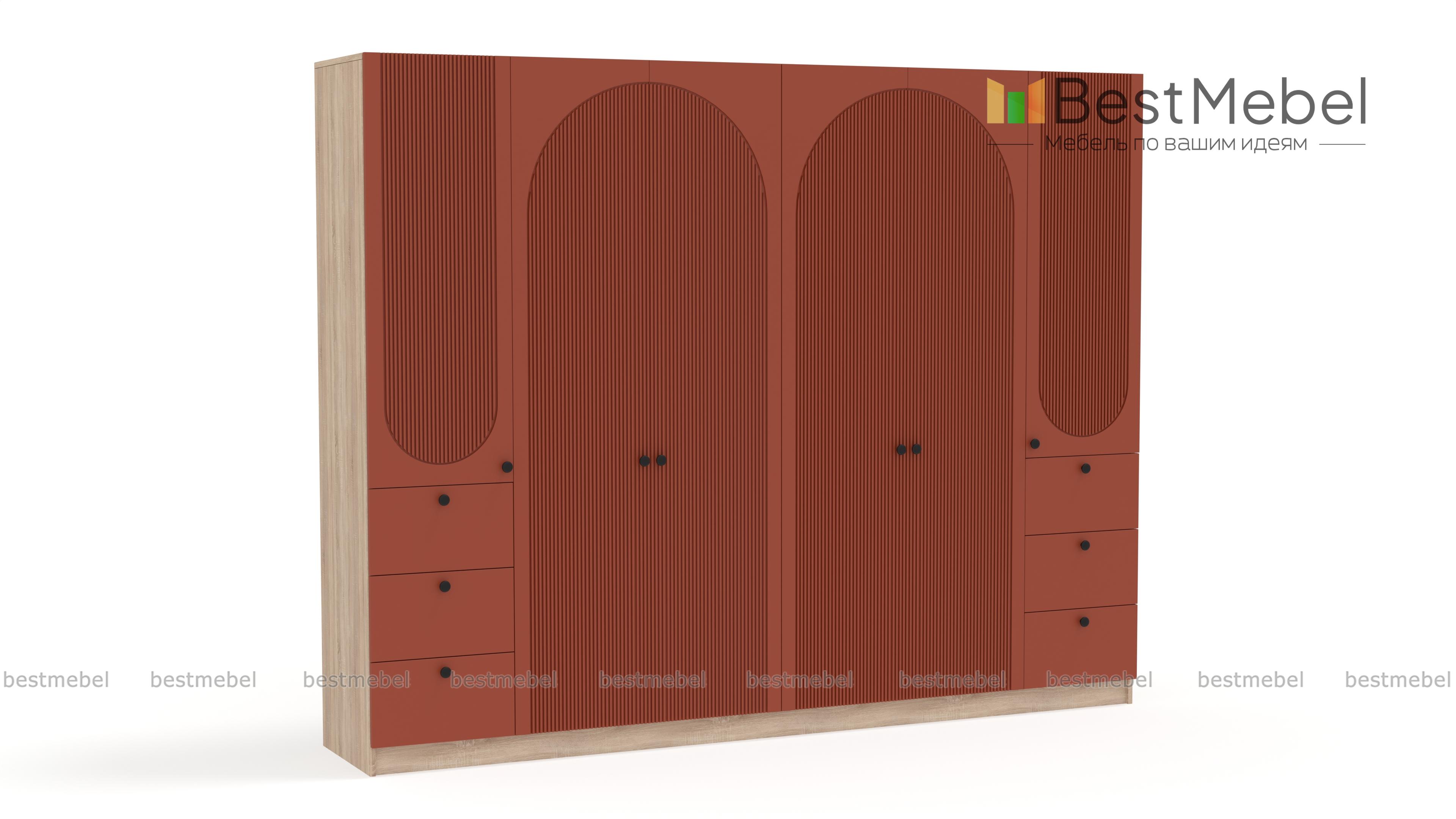 Шкаф распашной Вивьен 19 BMS - Фото