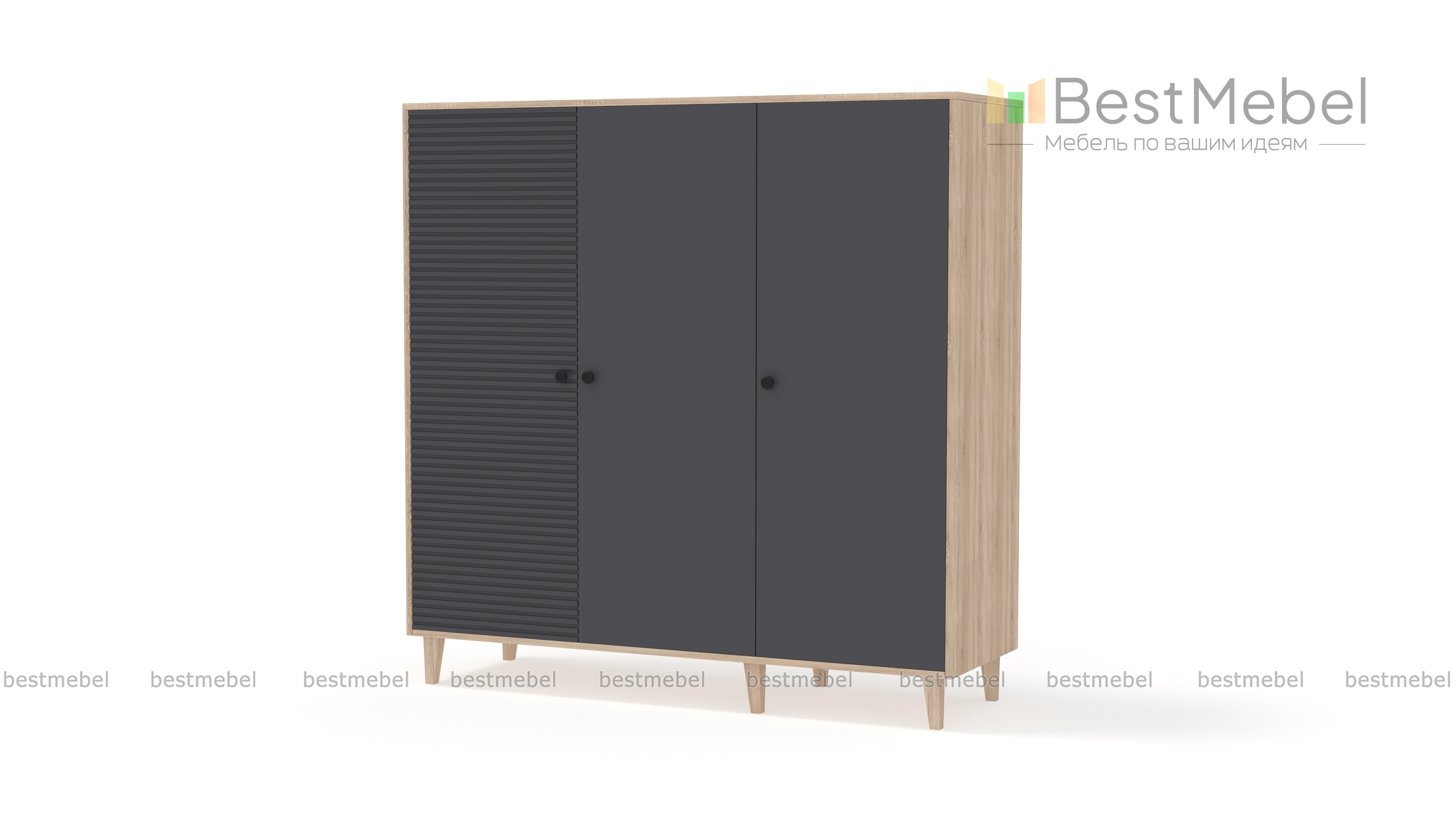 Шкаф распашной Брукс 4 BMS