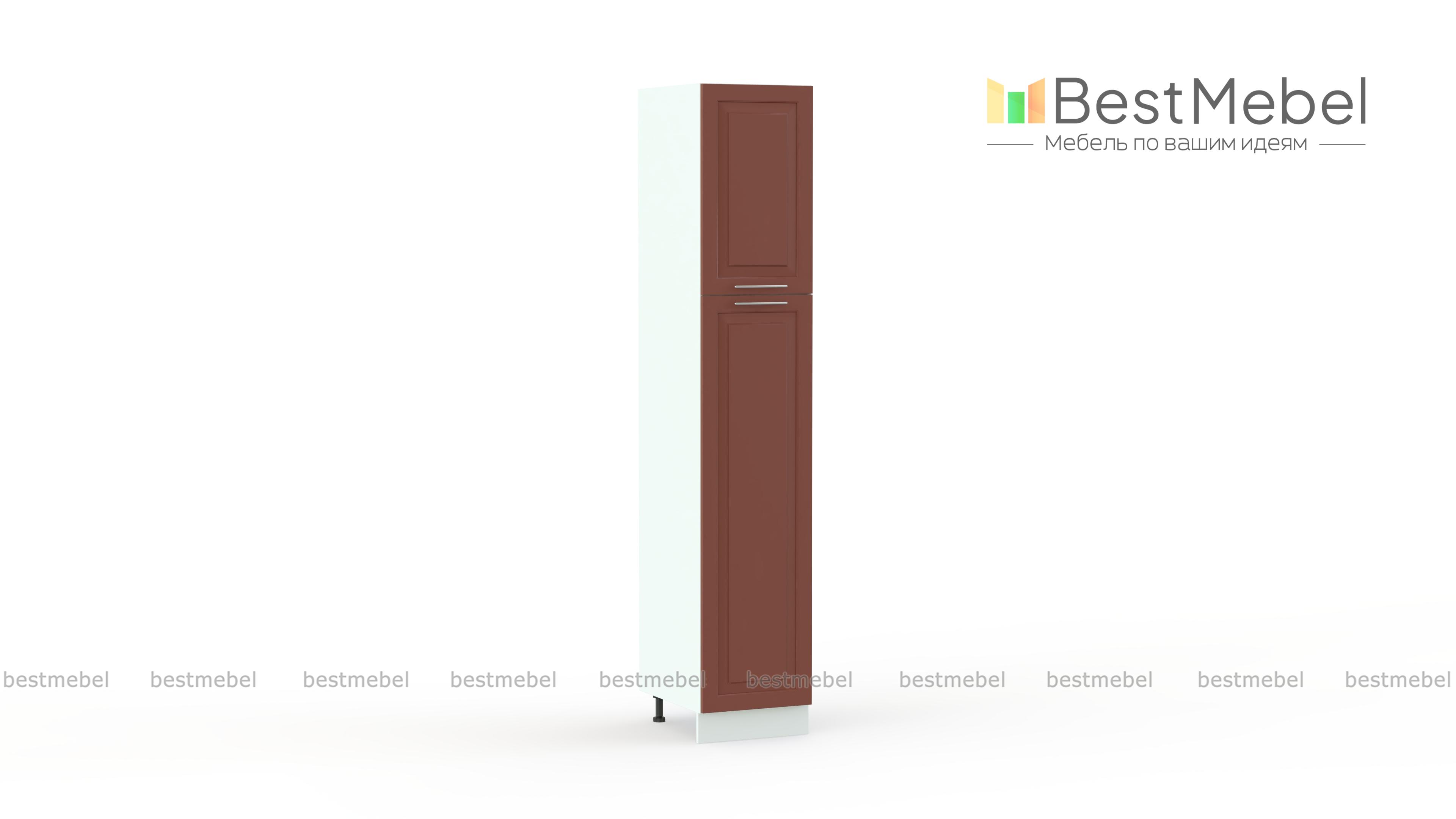 Шкаф-пенал двухдверный Ирен BMS - Фото