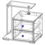 Схема сборки Прикроватная тумба Саломея BMS