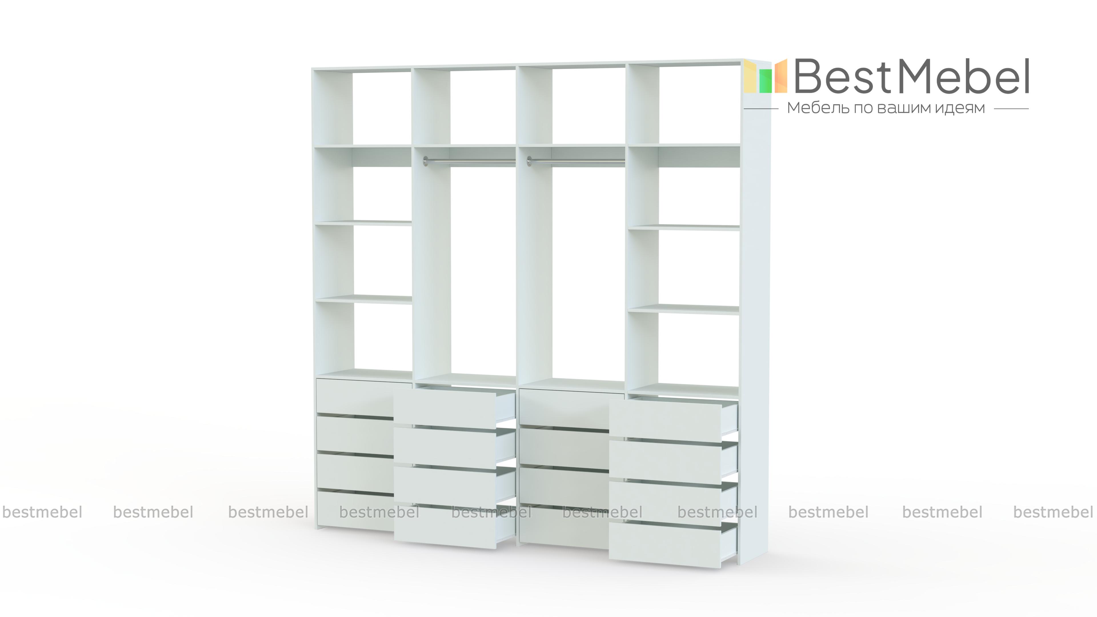 Стеллаж для одежды Мирта 63 BMS - Фото