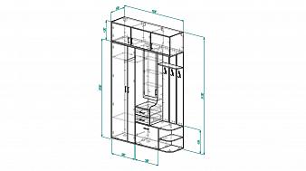 ЭСКИЗ Прихожая 1   (1500х2400х400)