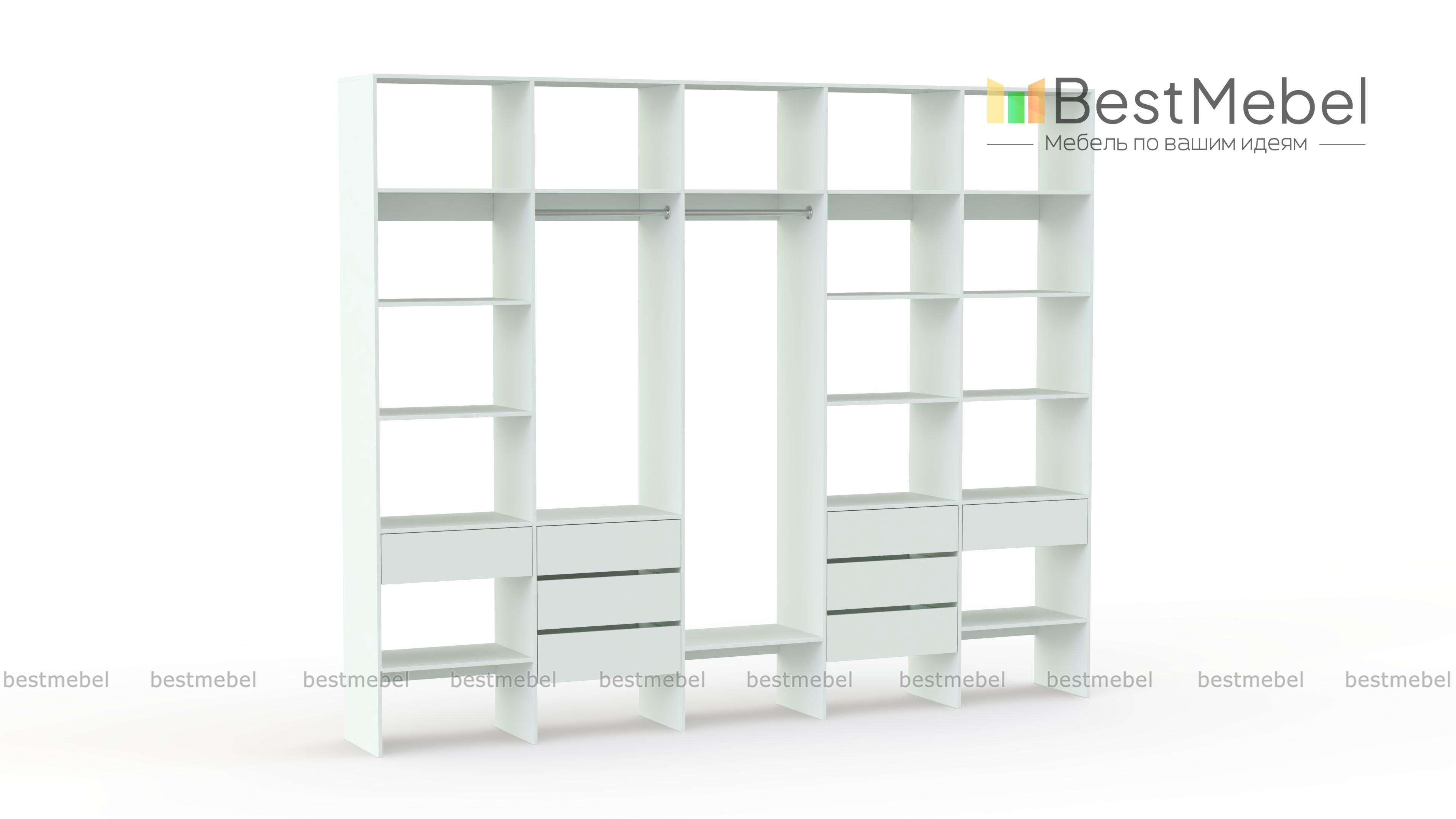 Стеллаж для одежды Мирта 72 BMS - Фото