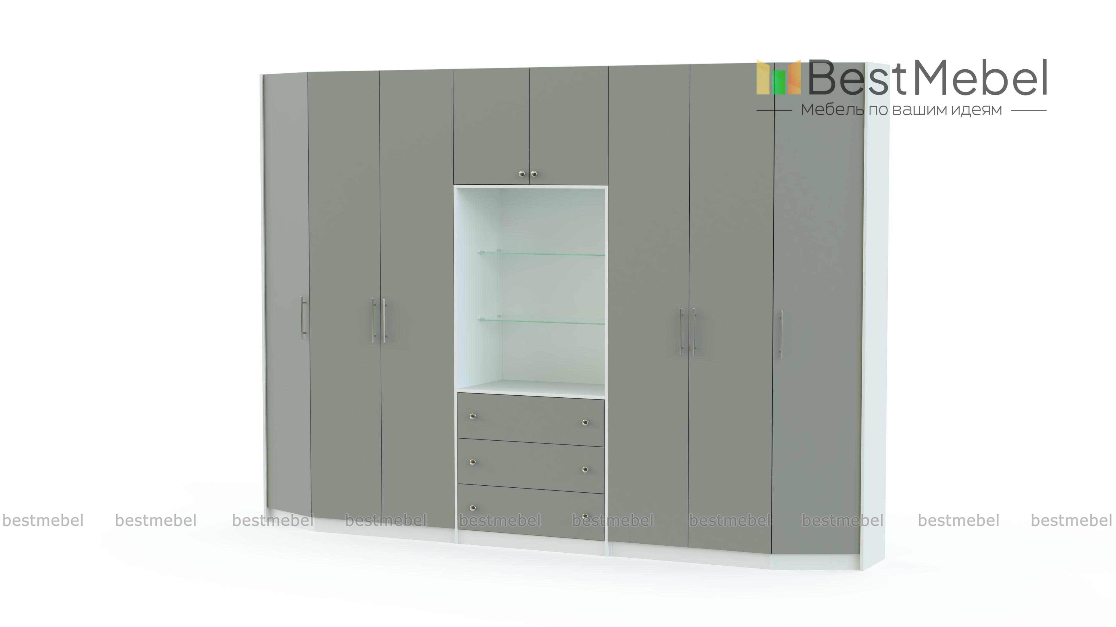 Распашной шкаф в гостиную BMS - Фото