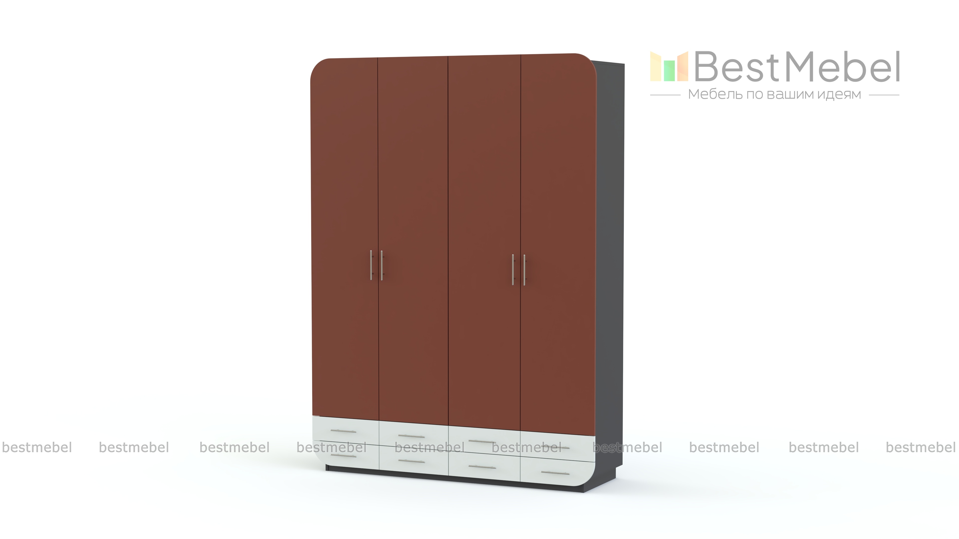 Распашной шкаф Модерно 19.1 BMS