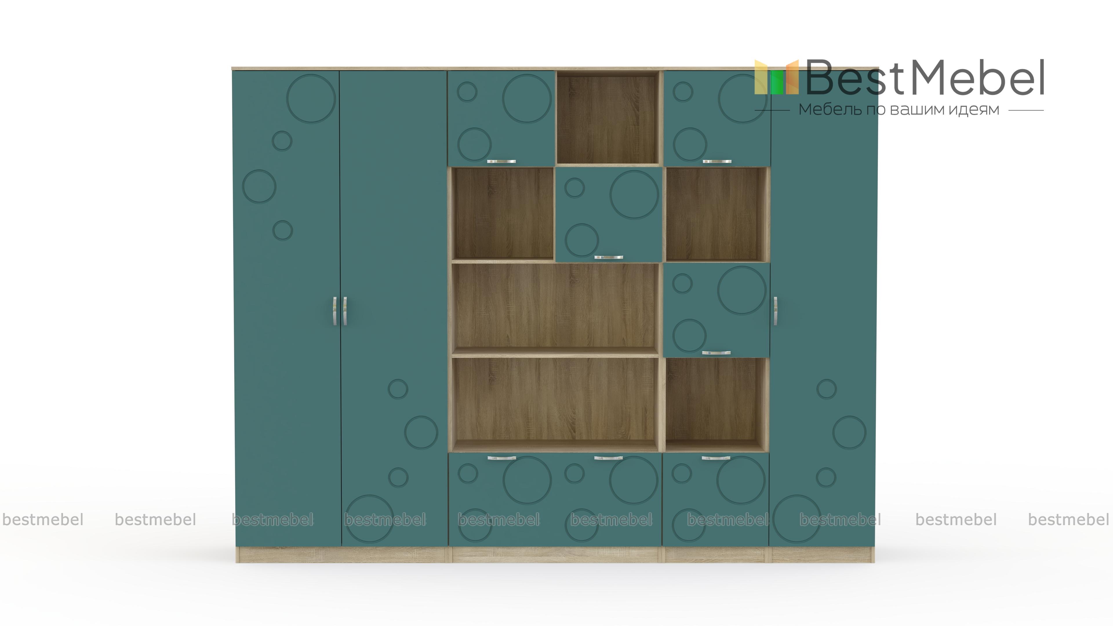 Детская стенка Спринт 1-09 BMS - Фото