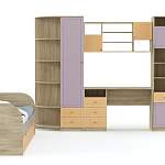 Модульная детская Акварель 3 BMS - Фото 2