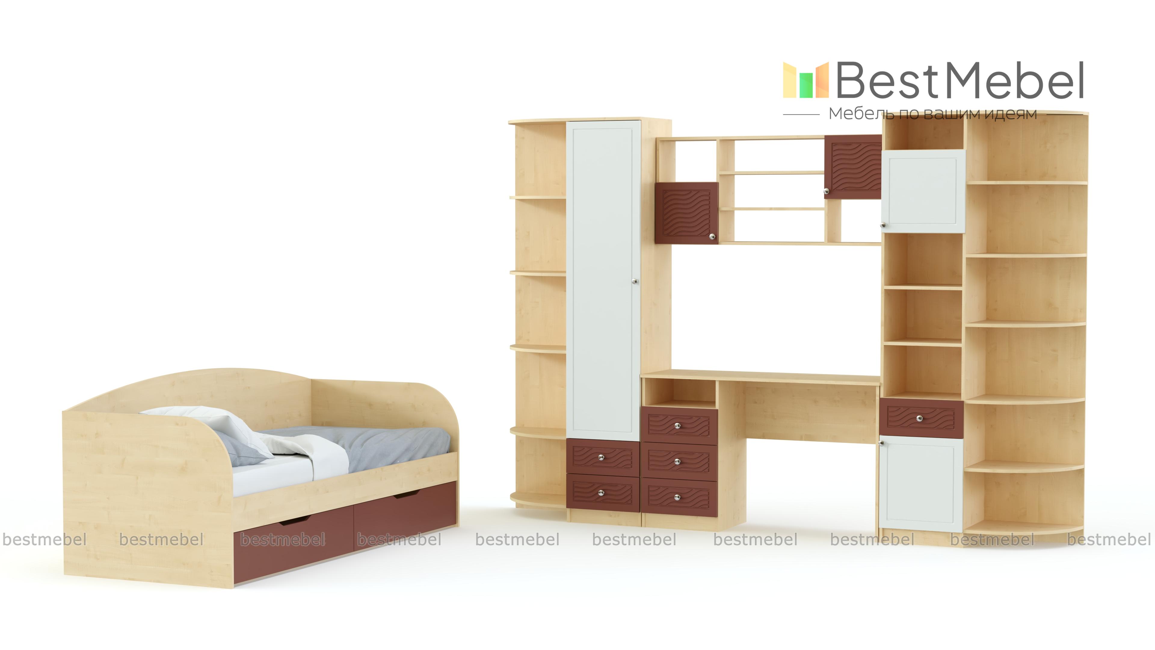 Модульная детская Акварель 3 BMS - Фото