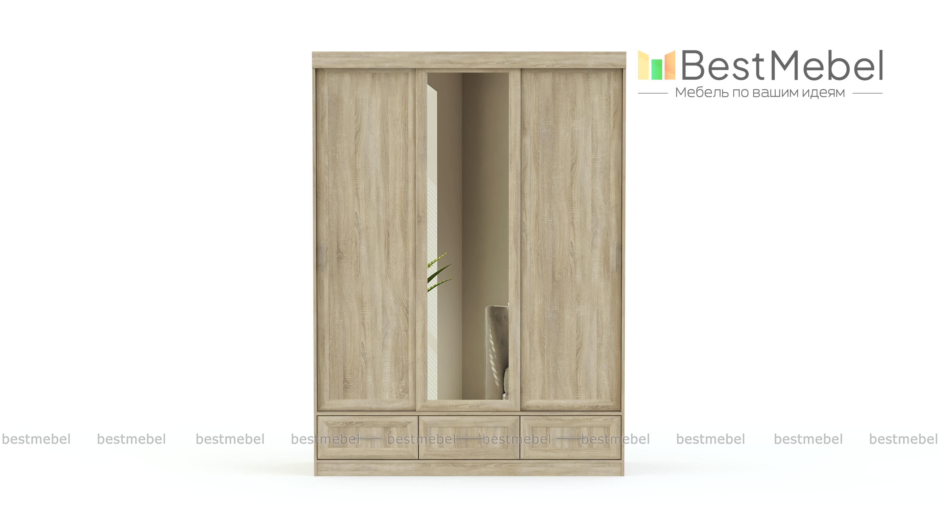 Шкаф-купе Милан-12 BMS - Фото