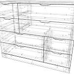 Комод Нордли Nordli 4