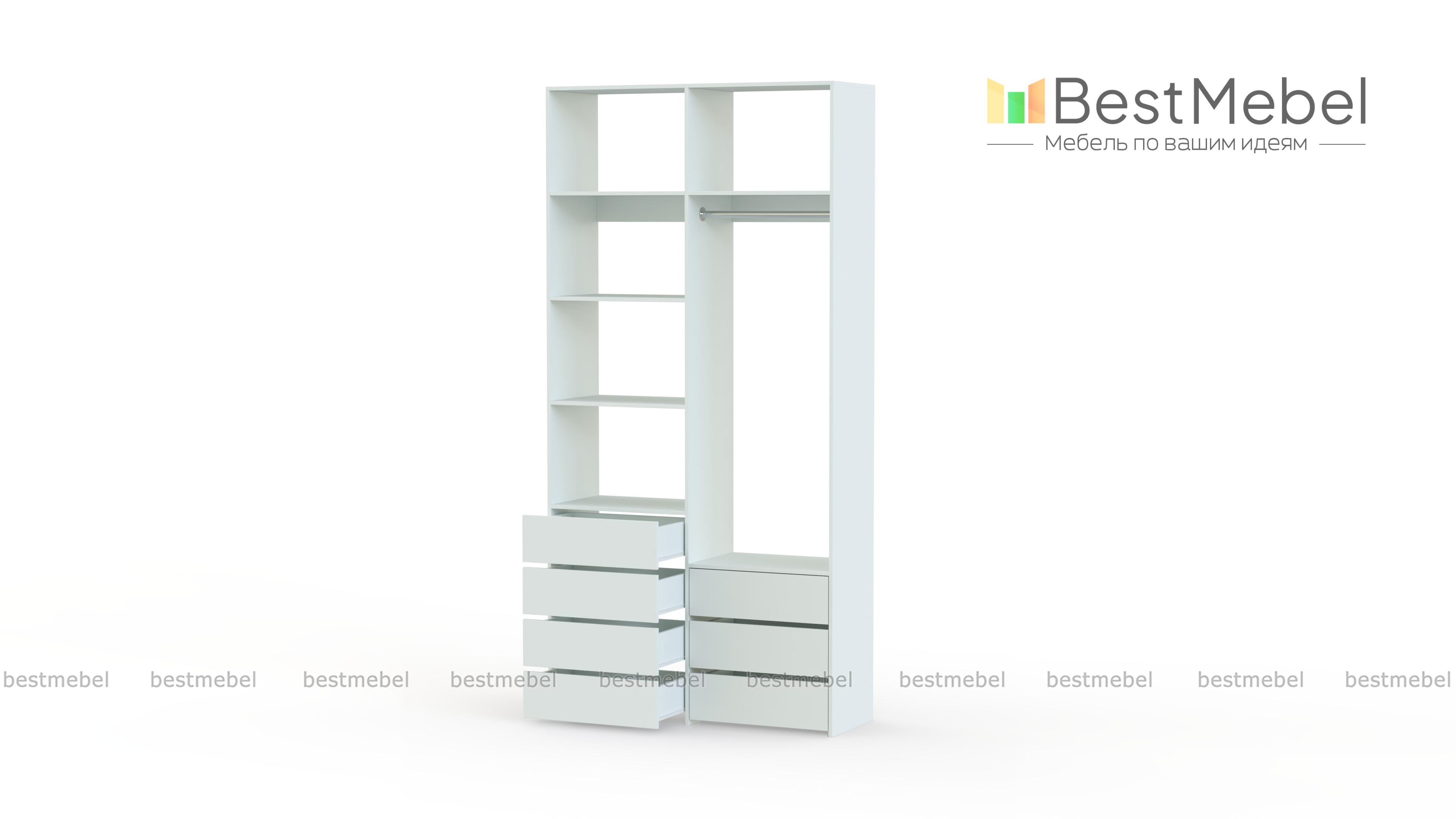 Стеллаж для одежды Мирта 41 BMS - Фото