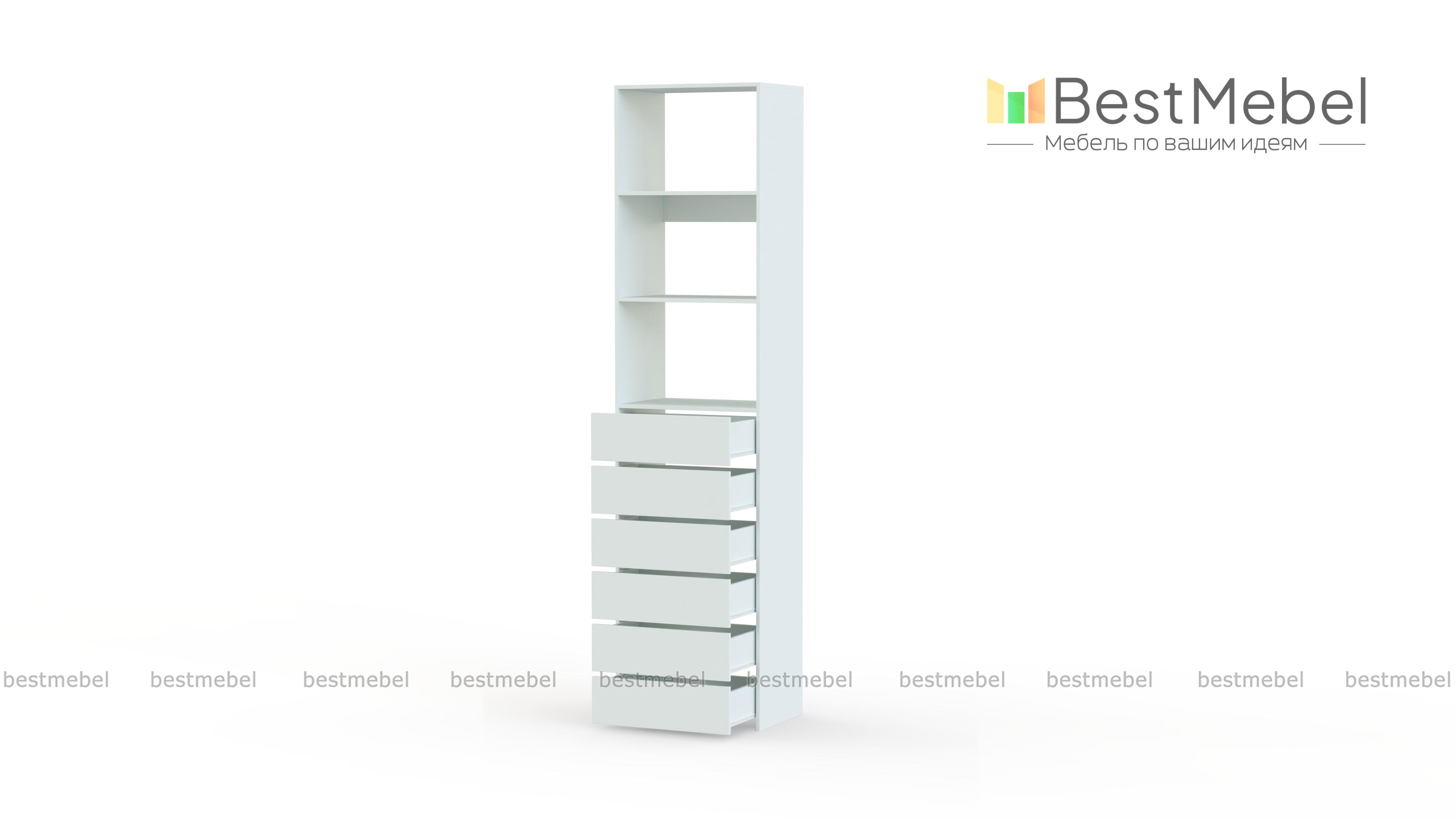 Стеллаж для одежды Мирта 37 BMS - Фото