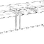 Стол компьютерный Сандей 2 BMS