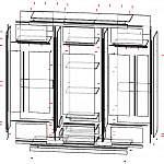Схема сборки Шкаф-купе Мартин BMS