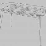 Чертеж Кухонный стол Полли 18 BMS