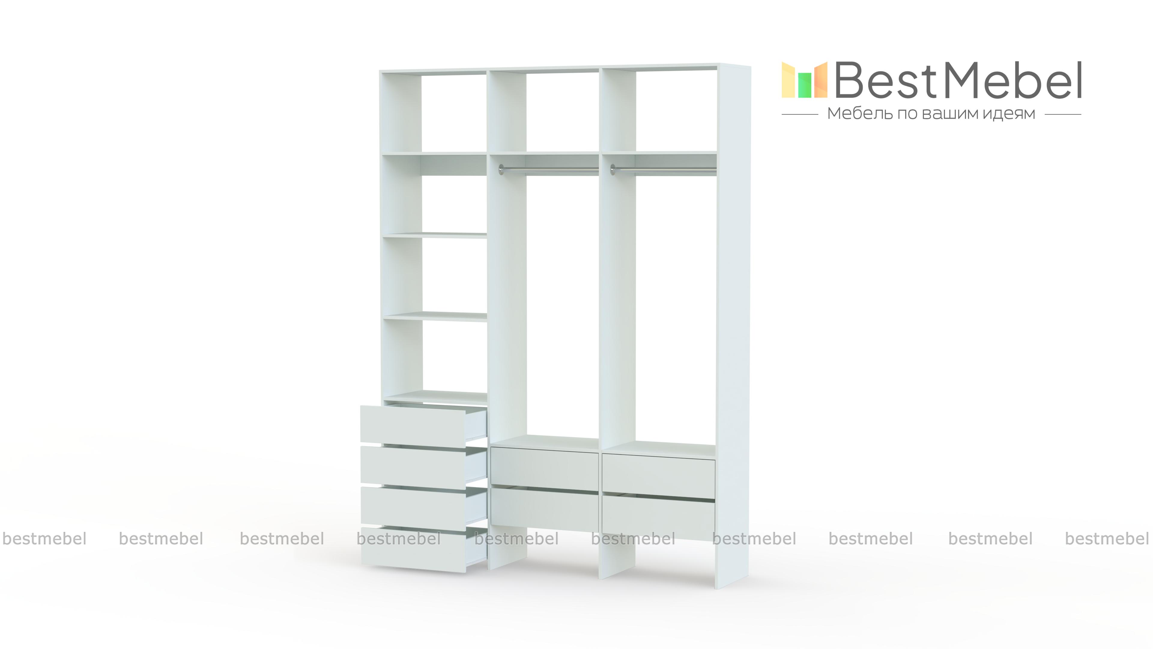 Стеллаж для одежды Мирта 54 BMS - Фото