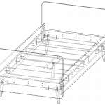 Чертеж Кровать Лайт 13 BMS