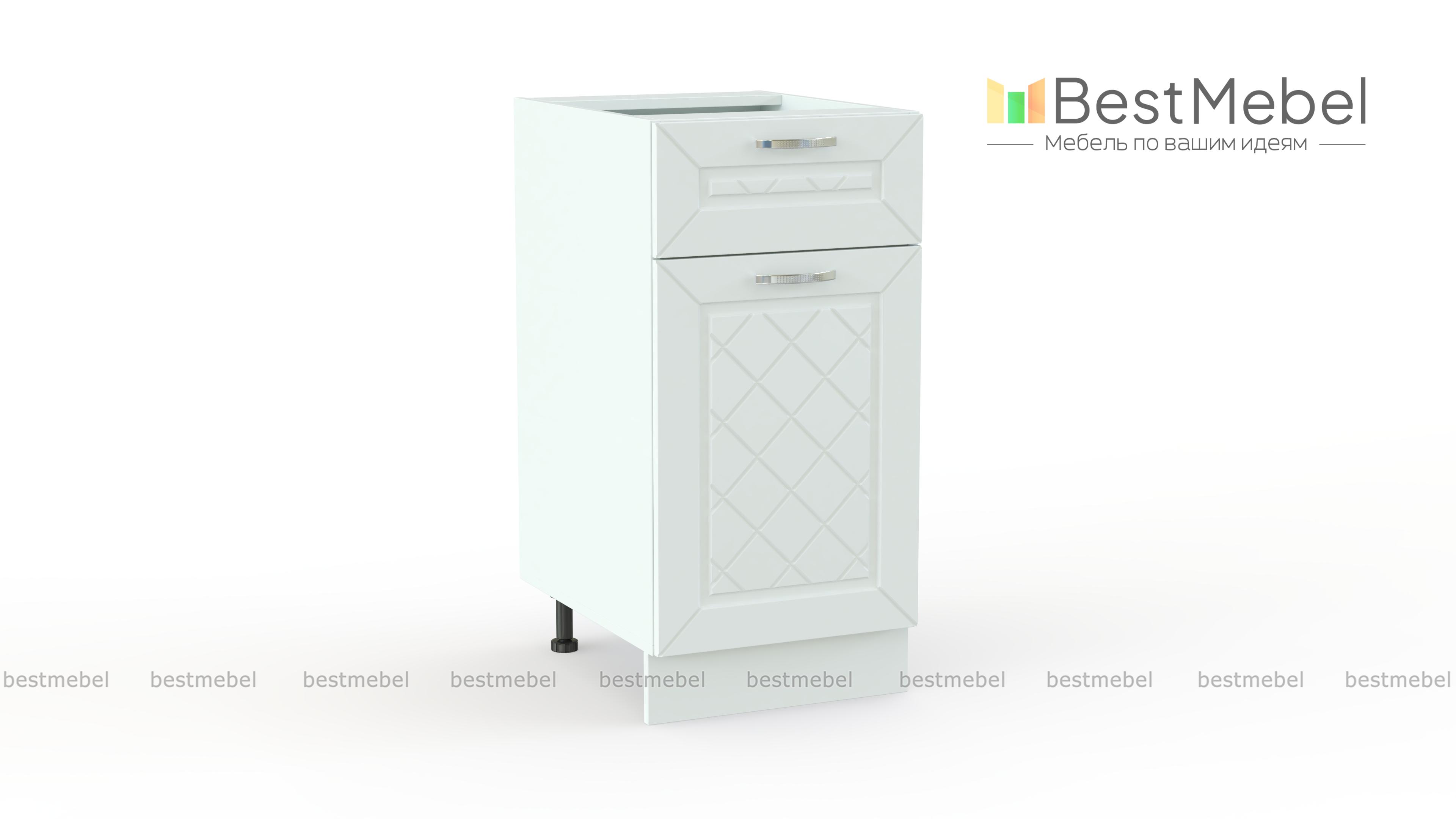 Шкаф нижний 1 дверь 1 ящик Агава BMS - Фото