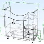 Тумба в ванную Восторг 9 BMS