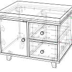 Схема сборки Обувница Пресли 10 BMS
