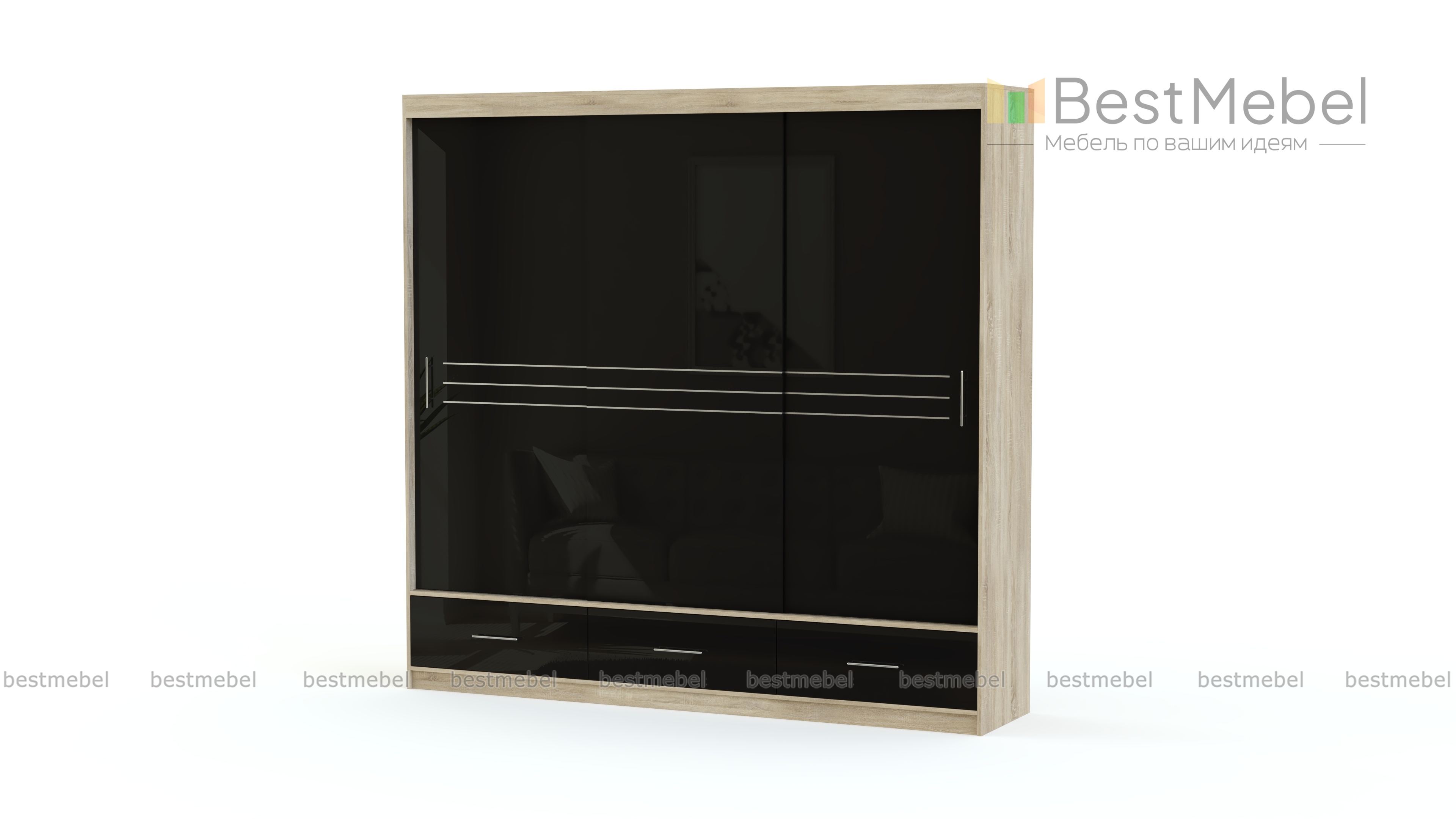 Шкаф-купе Amsterdam 250 BMS