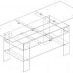 Схема сборки Стол журнальный Шафран 8 BMS