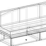 Софа Юстина 1 BMS(Выкатной 2 секции (Левый))