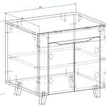Схема сборки Обувница Династия 21 BMS